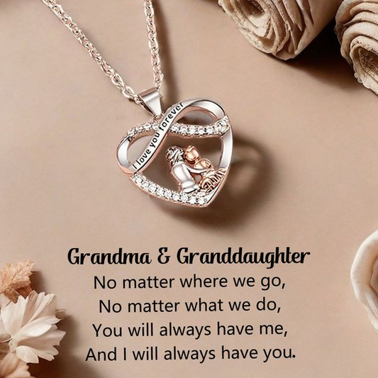 For Granddaughter - I Will Always Be By Your Side Necklace