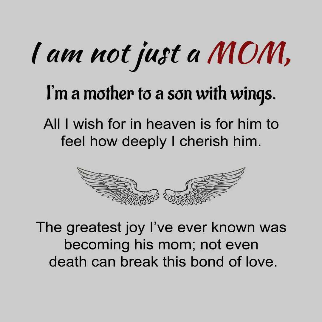 I’m A Mother To A Son With Wings Name Personalized Ring