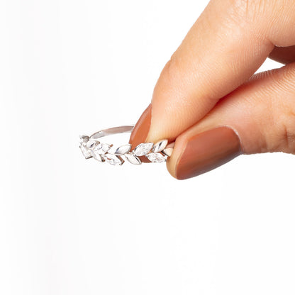 Be-Leaf In Yourself Leaf Branch Ring