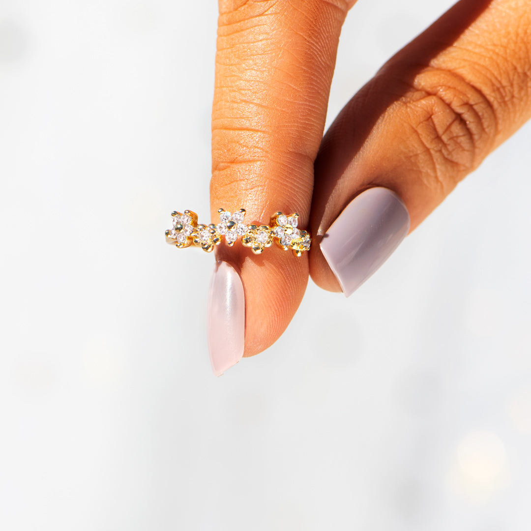 Different Flower From The Same Garden Floral Ring