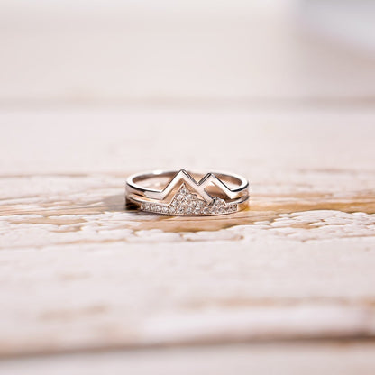 Try Again Pavé Mountain Ring
