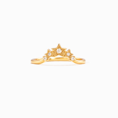 Si-Star Crown Of Stars Ring