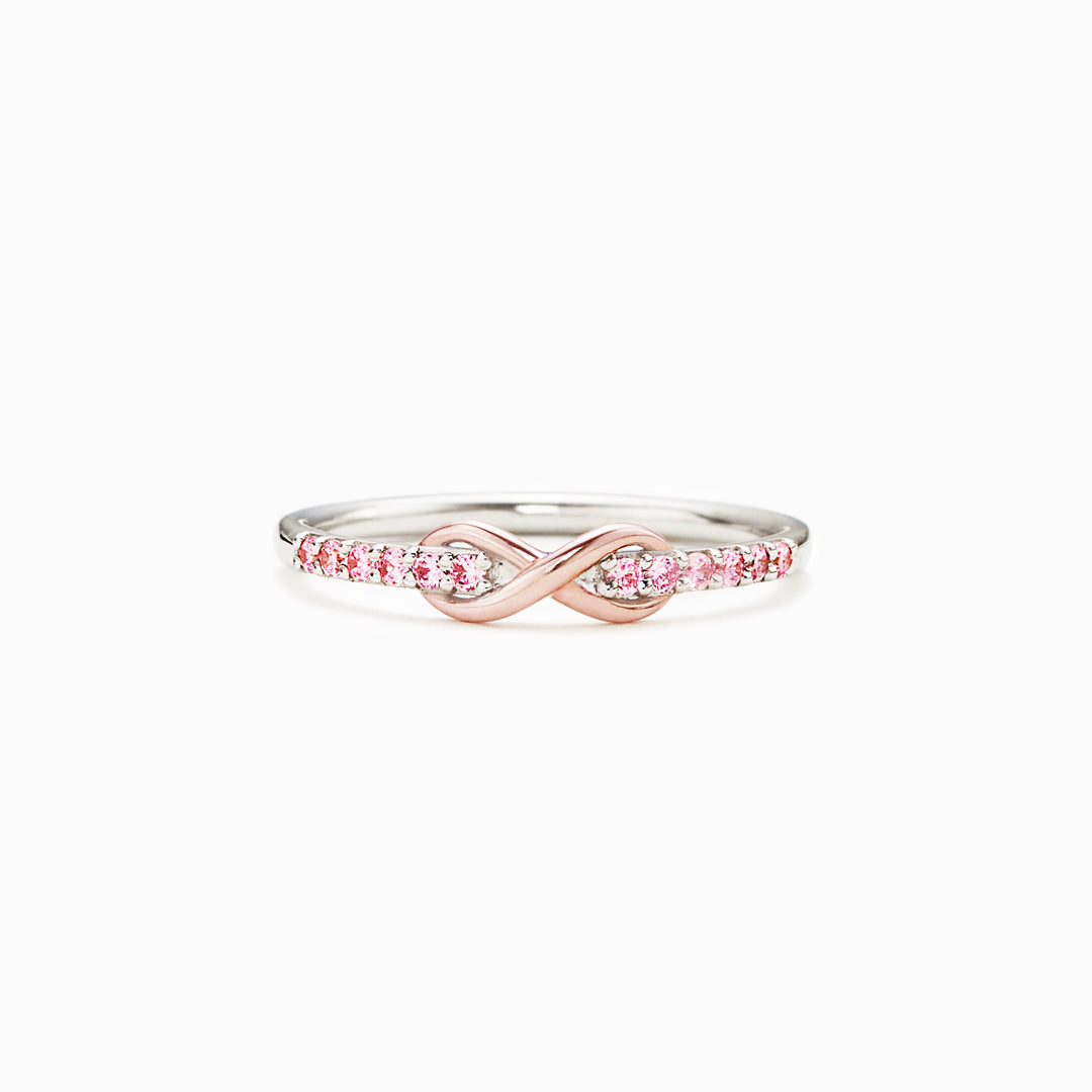 Linked Together Love Forever Infinity Ring