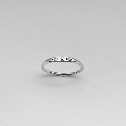 FOR MEMORIAL - My Four-legged Angel is Always Near By Wings Ring