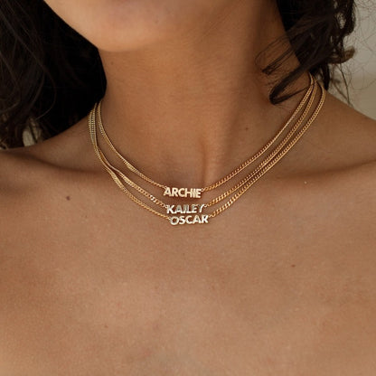 🌸2024 Spring Hot Sale✨Custom Name Necklace with Curb Chain