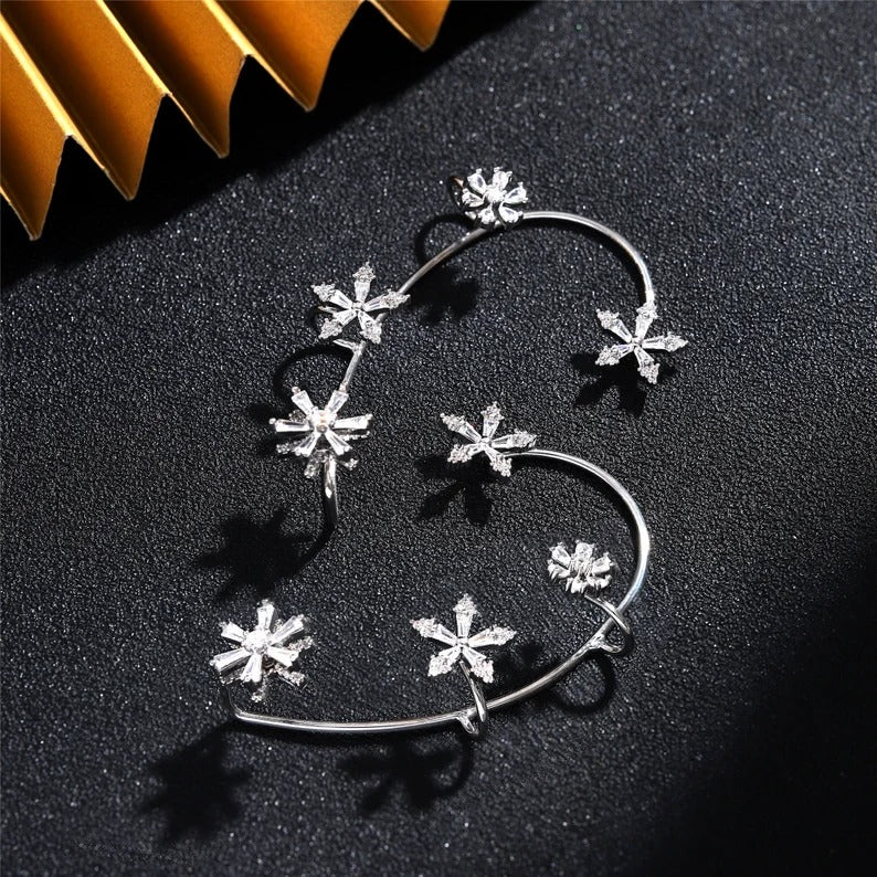 🌸Shiny Rotating Flower Earrings