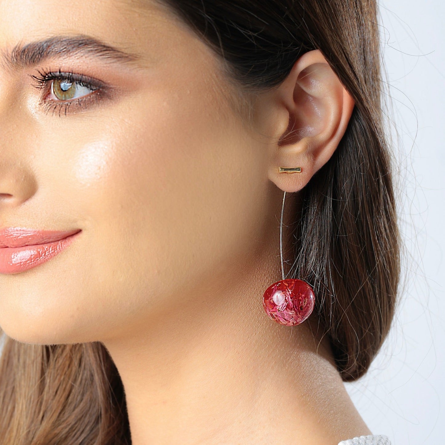 Celia Rouge Cherry Earrings