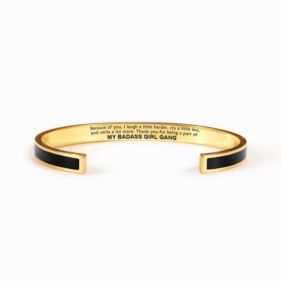 🎉NEW YEAR HOT SALE✨My Badass Girl Gang Multiple Color Bangle