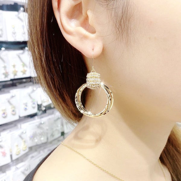 💫SPARKLING CIRCLE EARRINGS