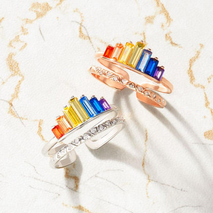 Granddaughter Rainbow Ring