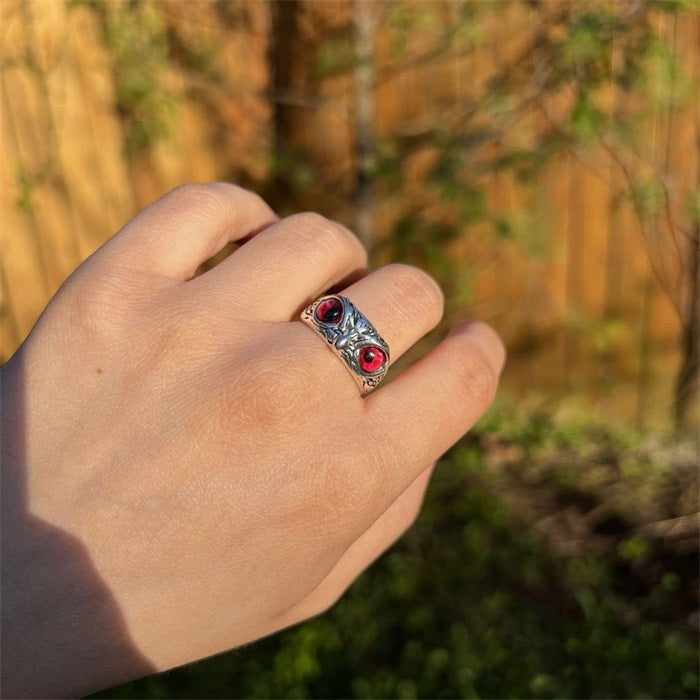 Adjustable Owl Ring - For Bird Lover