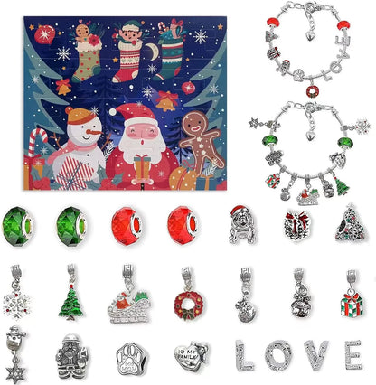 🎄DIY CHRISTMAS ADVENT CALENDAR BRACELETS SET