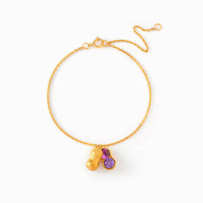 Peanuts In A Pod Birthstone Peanut Bracelet