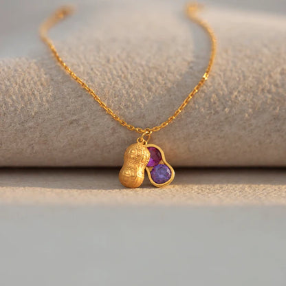 Peanuts In A Pod Birthstone Peanut Bracelet