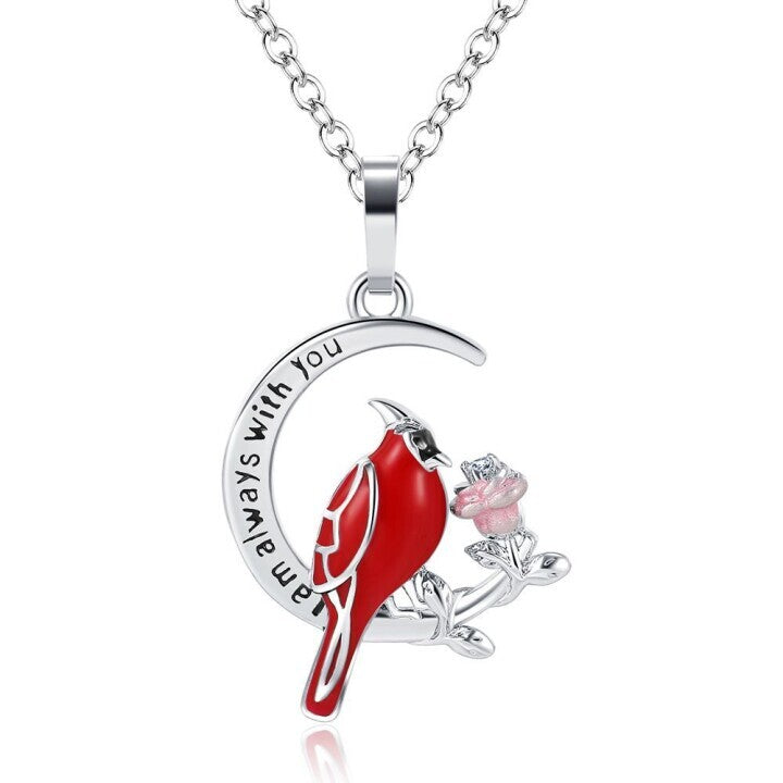 Cardinal Heart Pendant Necklace🎁The Best Gifts For Your Loved Ones💕
