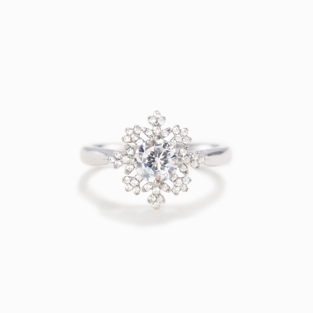 To Me You Are Perfect Snowflake Ring