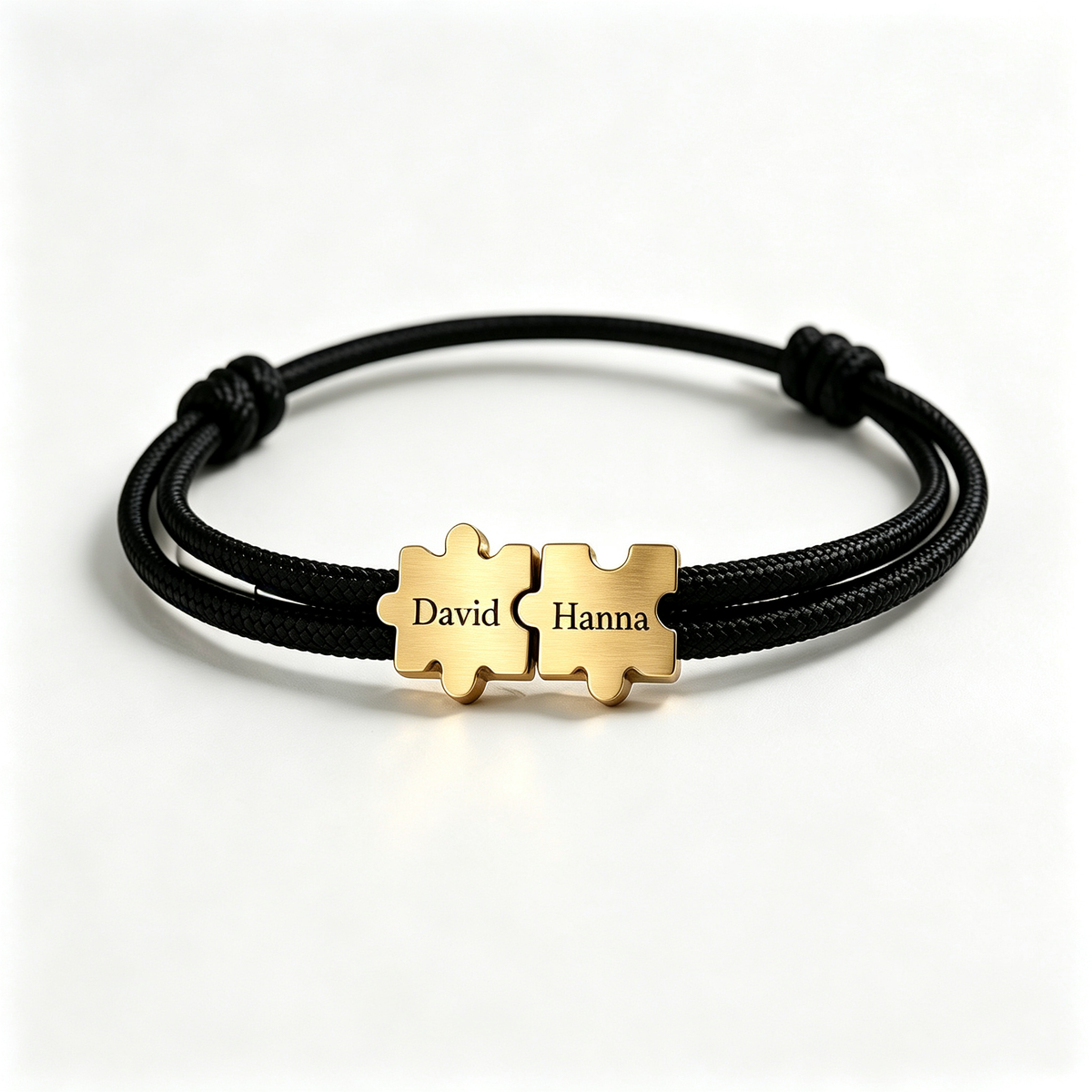 To My Man- Couple Puzzle Custom Name Bracelet