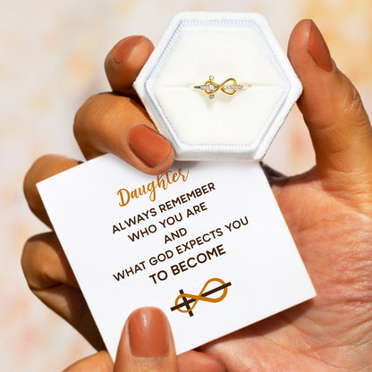 Remember Who You Are Infinity Cross Ring