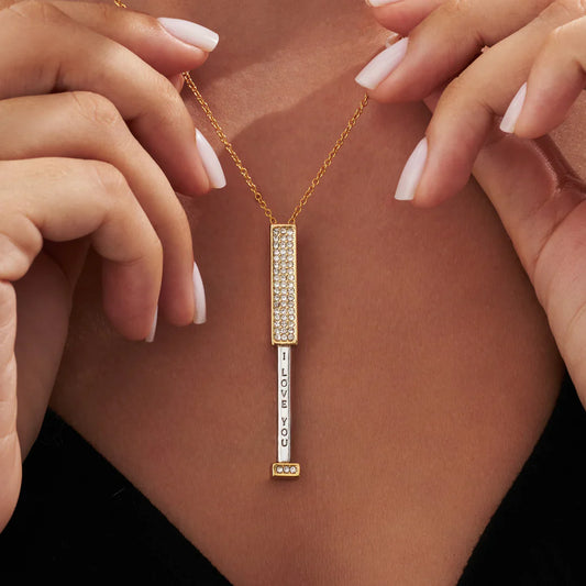 I Love You - Hidden Message Necklace