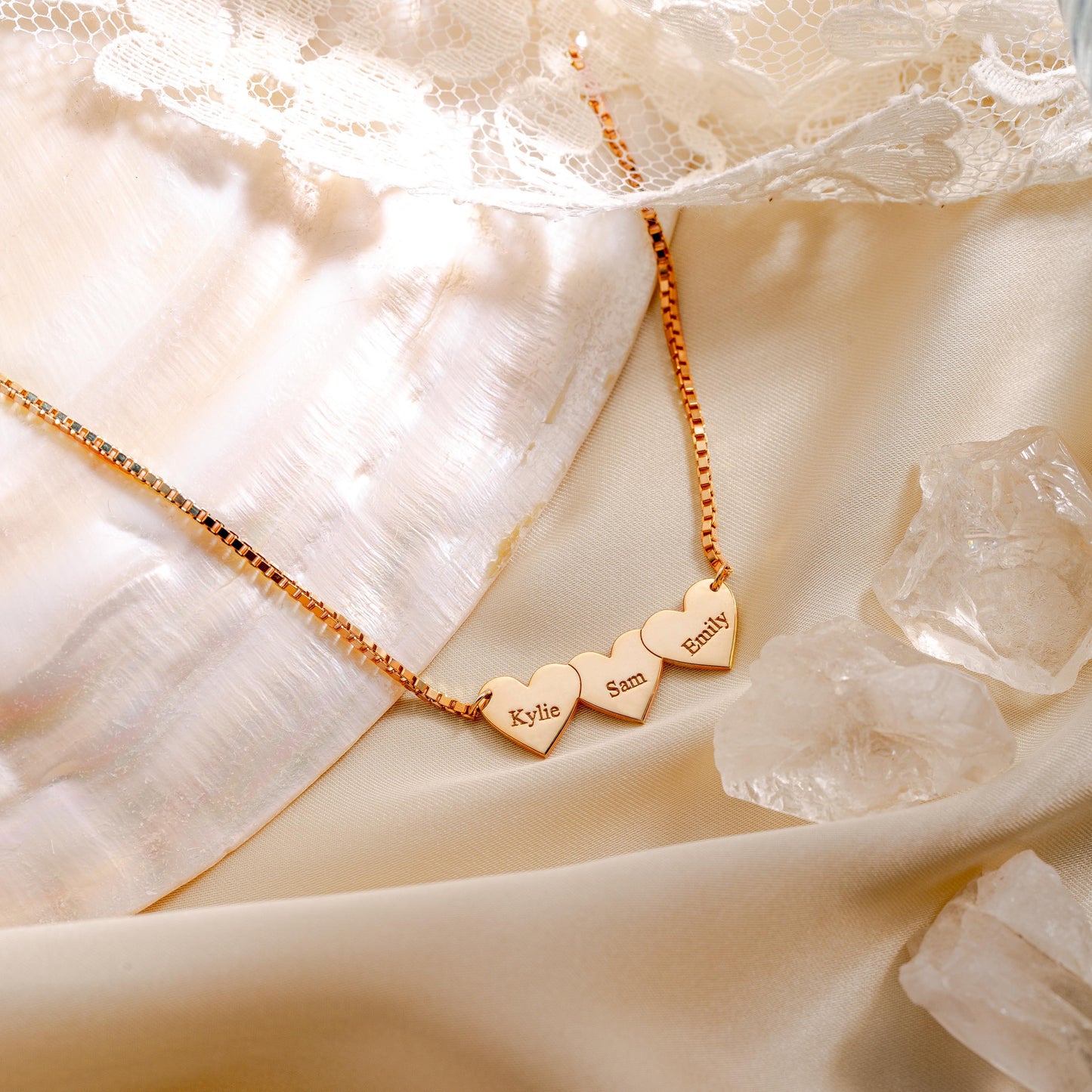 Personalized One-piece Heart-shaped Name Necklace