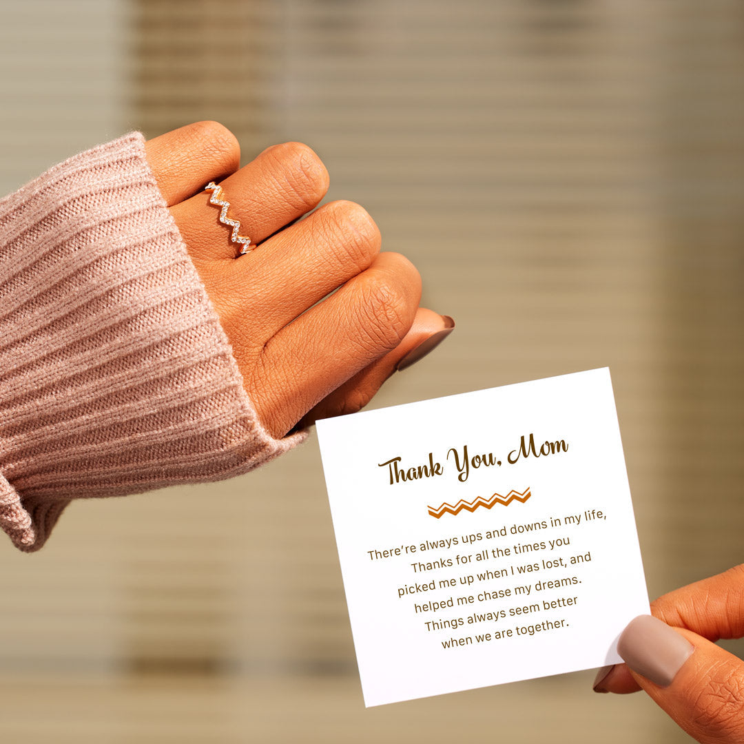 Thank You Mom Wiggle Ring