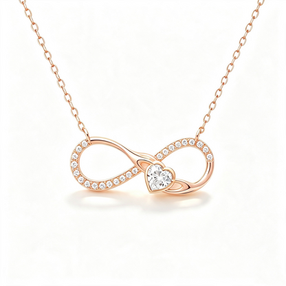For Unbiological Daughter- Life Brought Us Together Infinity Necklace