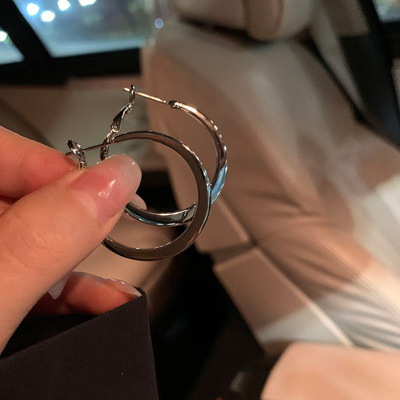 Big Heart-Shaped Fashion Earrings