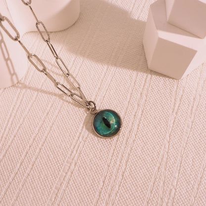 Custom Pet Eye Necklace