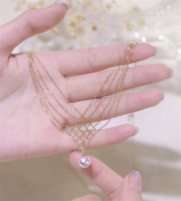 Mermaid Necklace with Pearl