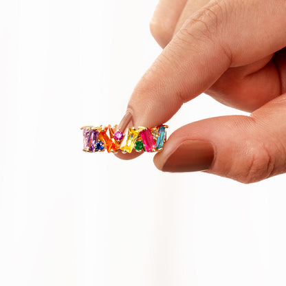 You're My Person Rainbow Band Ring