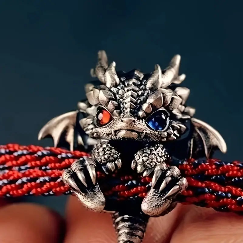 Cute Silver Dragon Bracelet