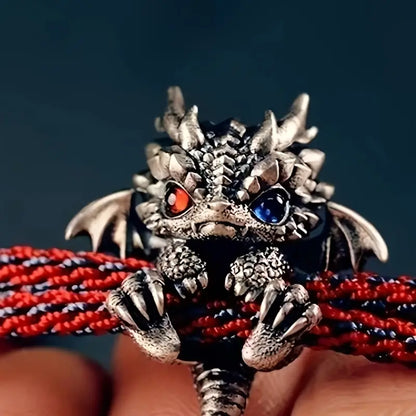 Cute Silver Dragon Bracelet