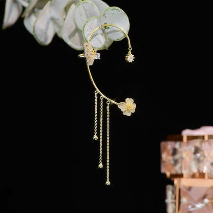 ✨Butterfly Tassel Style Zircon Earrings