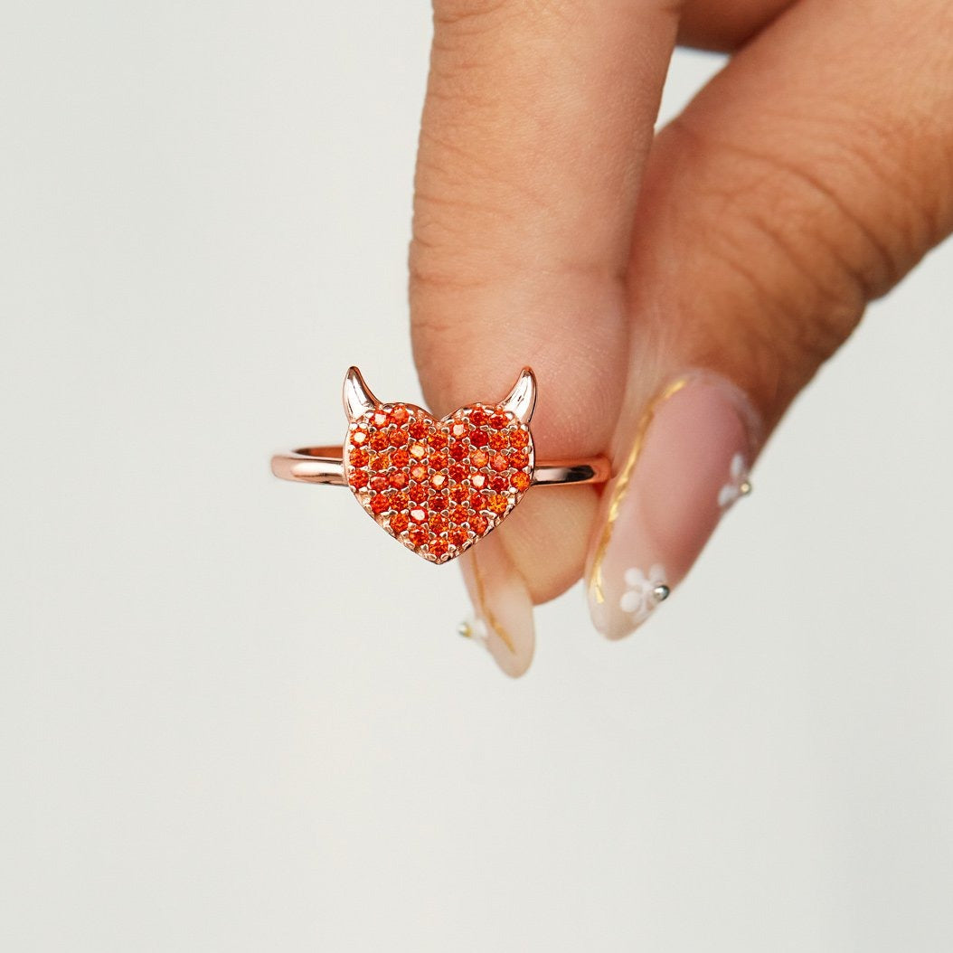 You're Badass With A Big Heart Devil Ring