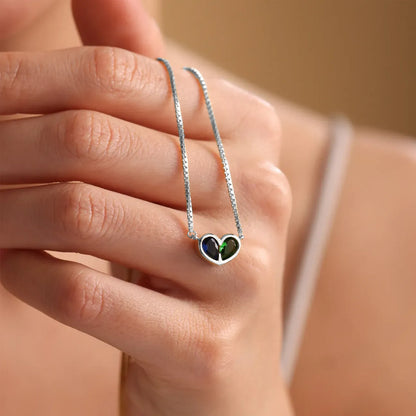 💝VALENTINE'S DAY PRE-SALE🎁FOREVER LINKED TOGETHER CUSTOM HEART BIRTHSTONES BRACELET