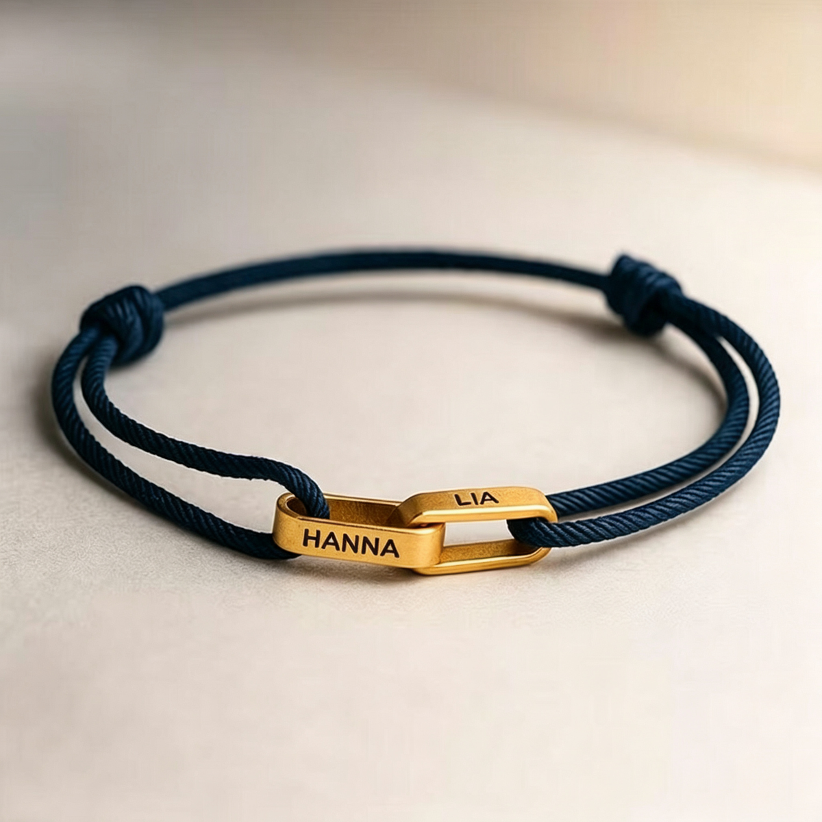 Mother And Son Connected By Heart Custom Name Bond Bracelet
