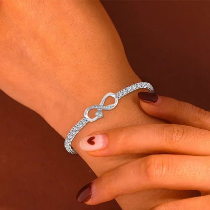 FOR DAUGHTER - I AM ALWAYS WITH YOU DIAMOND BRACELET