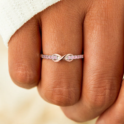 Infinity Ring for Grandmother and Granddaughter