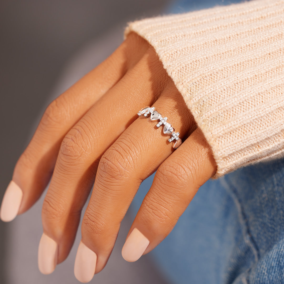 God Says You Are Strong Heart & Cross Band