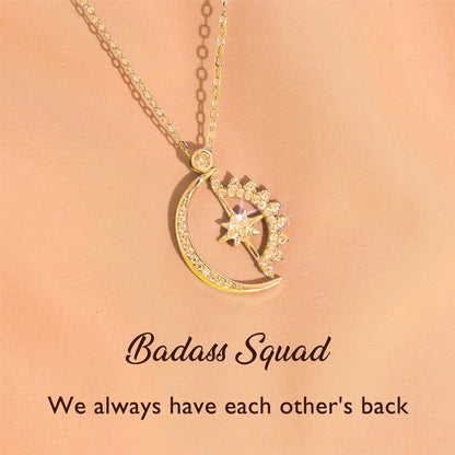 🌸To My Badass Squad Necklace- We Always Have Each Other's Back