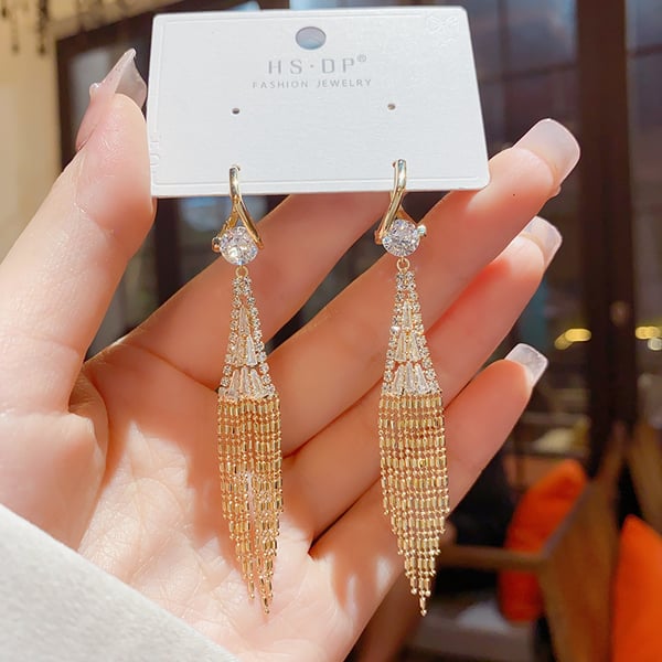 🌸Zircon Tassel Earrings
