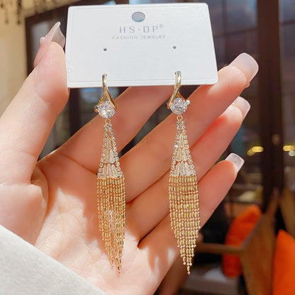 🌸Zircon Tassel Earrings