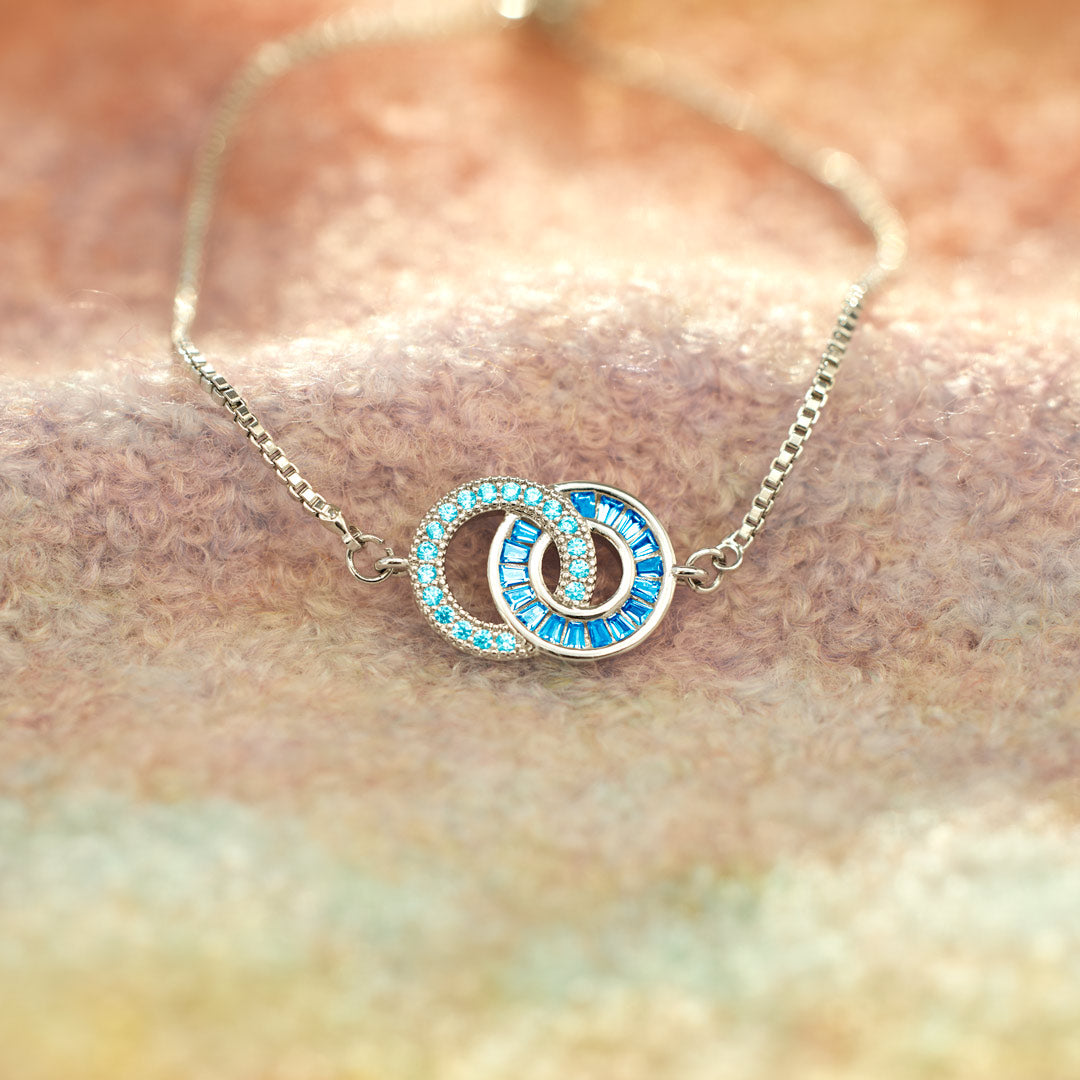 For Friends Unbreakable Bond Linking Circles Bracelet