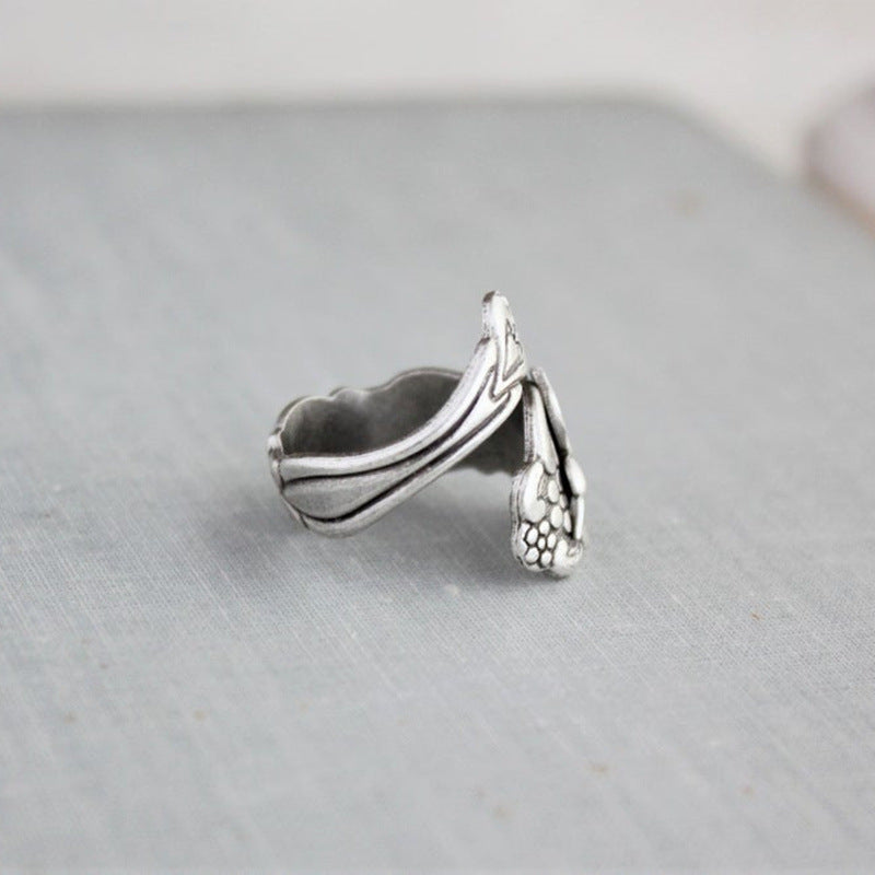 Hummingbird Spoon Memorial Ring