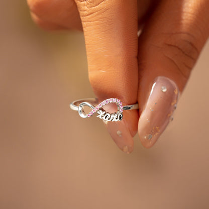 Token of Hugs and Kisses For Daughter XOXO Ring