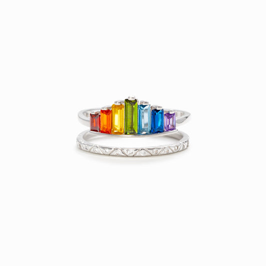 Granddaughter Rainbow Ring