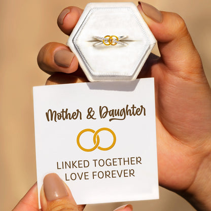Linked Together Interlocking Ring
