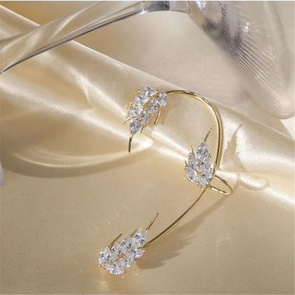 Zircon Wheat Ear Hook No Piercing