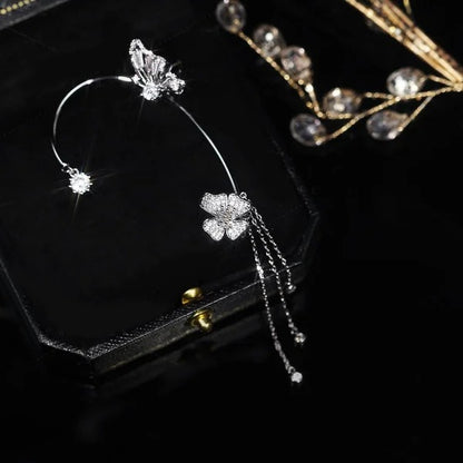 Butterfly Tassel Style Zircon Earrings | Perfect Gift