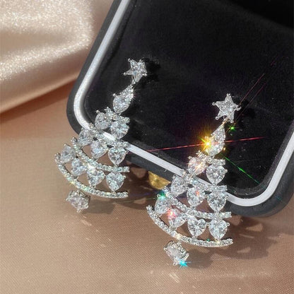 Shiny Christmas Tree Earrings | Perfect Gift🎁